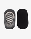 Silicon insole heel black SOL9004BK