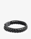 Hand bracelet black for a man BRA704BK