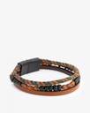 Hand bracelet brown for a man BRA707BN