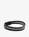 Hand bracelet black for a man BRA706BK