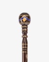 Natural ebano wood crutch stick CAN656