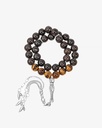 Natural astrophyllite and tiger's eye stone rosary ROS8131MC