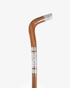 Omani dark wood crutch stick CAN846