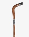 Omani dark wood crutch stick CAN852