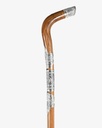 Omani dark wood crutch stick CAN853