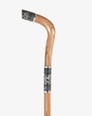 Omani dark wood crutch stick CAN859