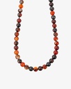 Colored agate necklace WNEC264MC