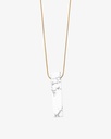 Howlite stone women's chain WNEC146WH