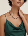 Women's colorful stone necklace WNEC201MC