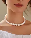 Elegant Pearl Necklace for Women WNEC205WH