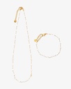 Women's Bracelet and Necklace Set WNEC267WH