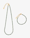 Women's Bracelet and Necklace Set WNEC272GN
