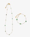 Women's bracelet and necklace set WNEC284MC