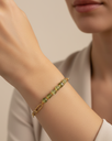 Natural Emerald Stone Bracelet WBRA189GN