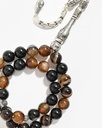 Veined agate rosary ROS5518BN