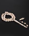 Ivory rosary, elephant tusk ROS5526WH
