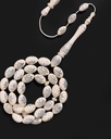 Ivory rosary, elephant tusk ROS5529WH